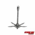 Extreme Max Extreme Max 3006.6672 BoatTector Stainless Steel Folding/Grapnel Anchor - 1.5 lbs. 3006.6672